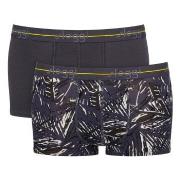 Sloggi 2P For Men Start Hip Gråmelerad bomull Large Herre