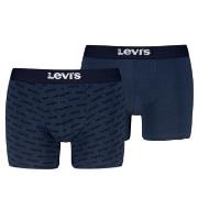 Levis 2P Men Logo Boxer Briefs Marine bomull Small Herre