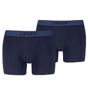 Levis 2P Men Twill Boxer Brief Marine bomull Large Herre