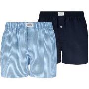 Levis 2P Men Woven Boxer Marine/Blå bomull Medium Herre