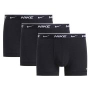 Nike 3P Everyday Essentials Cotton Stretch Trunk Helsvart bomull X-Lar...