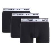 Nike 3P Everyday Essentials Cotton Stretch Trunk Hvit/Svart bomull Sma...