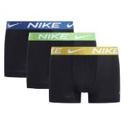 Nike 3P Everyday Essentials Micro Trunks Svart/Grønn nylon Medium Herr...
