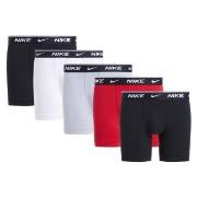 Nike 5P Essentials Cotton Stretch Boxers Svart/Grå/Rød bomull X-Large ...