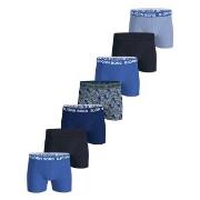Björn Borg 7P Cotton Stretch Boxer Svart/Blå bomull XX-Large Herre