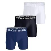 Björn Borg 3P Sports Microfiber Boxers Mixed polyester XX-Large Herre