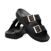 Crocs Saturday Metallic Buckle Sandal Svart not spec US W8 (EU 38-39) ...