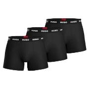 HUGO 3P Triplet Boxer Brief Svart/Hvit bomull X-Large Herre