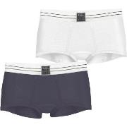 Björn Borg Truser 2P Original Boxer Shorts Hvit/Grå økologisk bomull M...