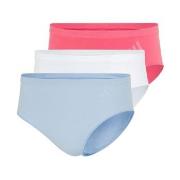 adidas Truser 3P Sport Active Seamless Hipster Blå/Rosa polyamid X-Sma...