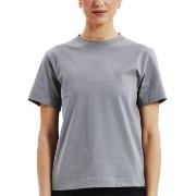 Bread and Boxers T-Shirt Classic Grå/Blå økologisk bomull Medium Dame