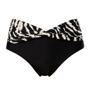 Trofe Artbrush Bikini Midi Brief Svart/Hvit 42 Dame