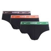 Nike 3P Everyday Essentials Cotton Stretch Hip Brief Oransje bomull X-...