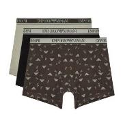 Armani Logo Boxer With Long Leg 3P Mixed bomull XX-Large Herre