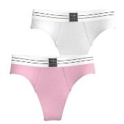 Björn Borg Truser 2P Original Thongs Rosa/Hvit økologisk bomull Large ...
