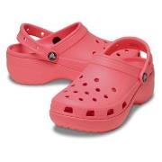 Crocs Classic Platform Clog Bringebærrød US W7 (EU 37-38) Dame