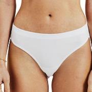 Bread and Boxers Cotton Thong Truser 2P Hvit økologisk bomull X-Small ...