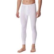 Schiesser Long Underpants With Fly Hvit bomull X-Large Herre