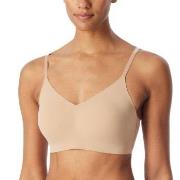 Schiesser BH Invisible Soft Bustier Padded Bralette Sand 42 Dame