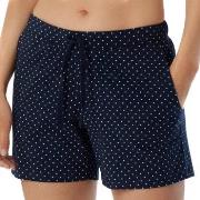 Schiesser Women Mix and Relax Shorts Prikket bomull 34 Dame
