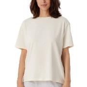 Schiesser Women Mix and Relax T-Shirt Krem bomull 48 Dame