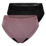 Schiesser Truser 2P Care Rio Period Pants Mixed bomull 42 Dame