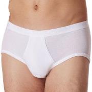 Schiesser Fine Rib Sport Brief 3XL-6XL Hvit bomull 6XL Herre