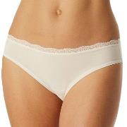 Schiesser Truser Unique Cotton Rio Brief With Lace Krem bomull 40 Dame