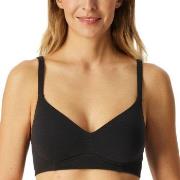 Schiesser BH Unique Cotton Soft Bra Svart bomull A 70 Dame