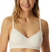Schiesser BH Unique Cotton Soft Bra Krem bomull B 75 Dame