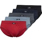 JBS 5P Organic Cotton Mini Slip Brief Svart/Rød økologisk bomull 3XL H...