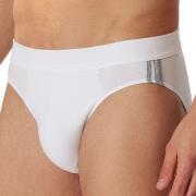 Schiesser 3P 95-5 Stretch Rio Slip Hvit bomull Large Herre