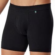 Schiesser Long Life Cotton Cyclist Boxer Svart bomull X-Large Herre