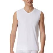 Schiesser Long Life Cotton Tank Top Hvit bomull Large Herre
