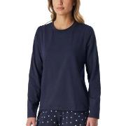 Schiesser Mix and Relax Cotton Longsleeved Shirt Mørkblå bomull 40 Dam...