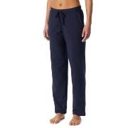 Schiesser Mix and Relax Long Cotton Pants Mørkblå bomull 48 Dame