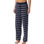 Schiesser Mix and Relax Long Cotton Pants Marine Stripet bomull 38 Dam...