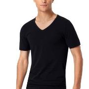 Schiesser 2P Organic Cotton V-Neck 3XL-4XL Svart økologisk bomull 3XL ...