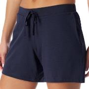 Schiesser Women Mix and Relax Cotton Shorts Mørkblå bomull 46 Dame
