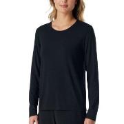 Schiesser Women Mix and Relax Longsleeved Shirt Svart modal 36 Dame