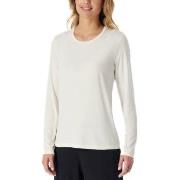 Schiesser Women Mix and Relax Longsleeved Shirt Benhvit modal 40 Dame