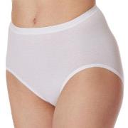 Schiesser Truser Luxury High Waist Pants Hvit bomull 42 Dame