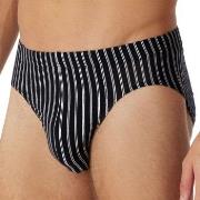 Schiesser Supermini Briefs Svart bomull Small Herre