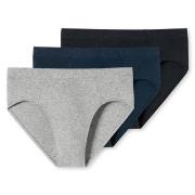 Schiesser 3P Supermini Organic Cotton Briefs Mixed bomull Large Herre