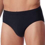 Schiesser Cotton Casuals Mini Brief Svart økologisk bomull 4XL Herre
