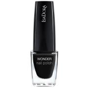 IsaDora Wonder Nail Polish Black Lacquer - 6 ml