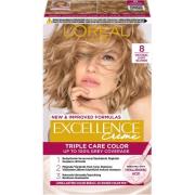 L'Oréal Paris L´Oréal Paris Excellence Creme 8 Lysblond - 1 pcs