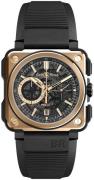 Bell & Ross Herreklokke BR-X1-ROSE-GOLD-CERAMIC Experimental