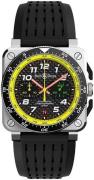 Bell & Ross Herreklokke BR-03-94-RS19 Br 03-94 Sort/Gummi