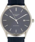 Longines Herreklokke L4.961.4.92.2 Lyre Blå/Lær Ø40 mm